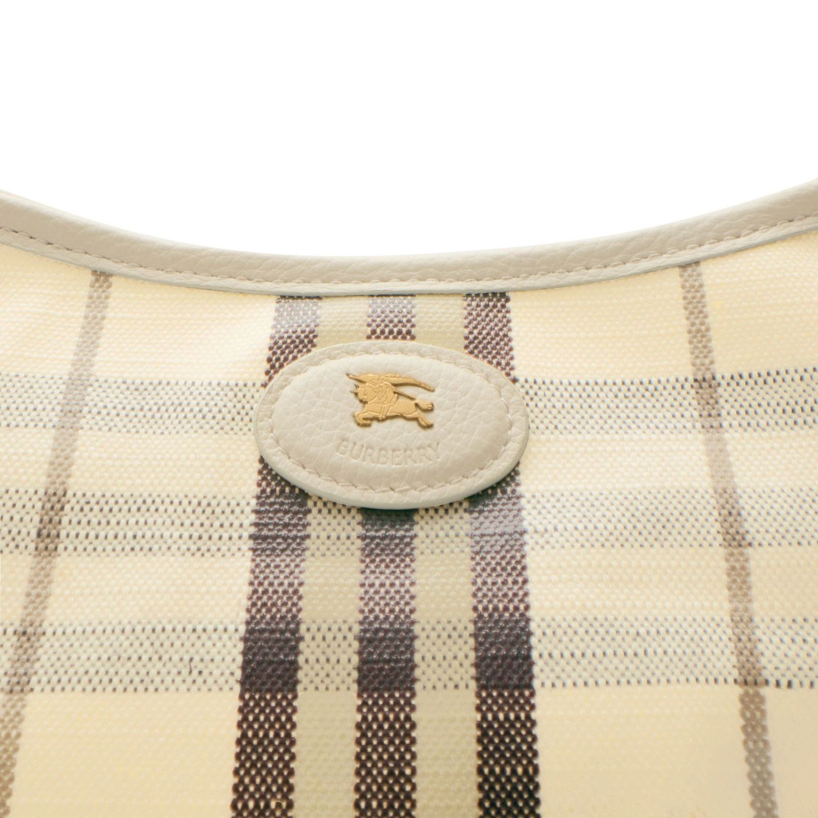 BURBERRY Highlands Mini Light Beige Shoulder Bag New & Authe