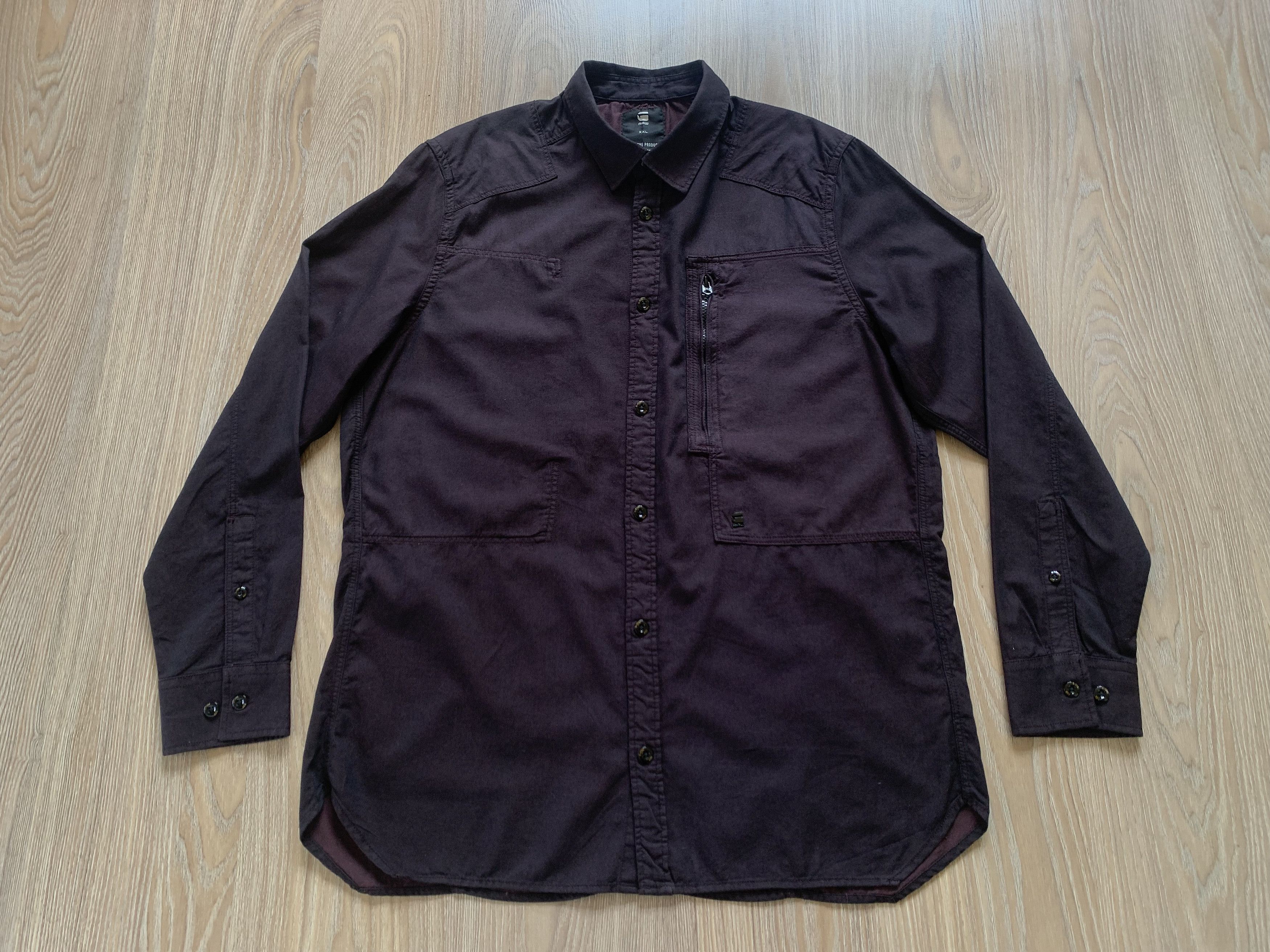 G-Star Vintage G-Star Raw Long Sleeve Shirt Size US XXL / EU 58 / 5 - 2 Thumbnail