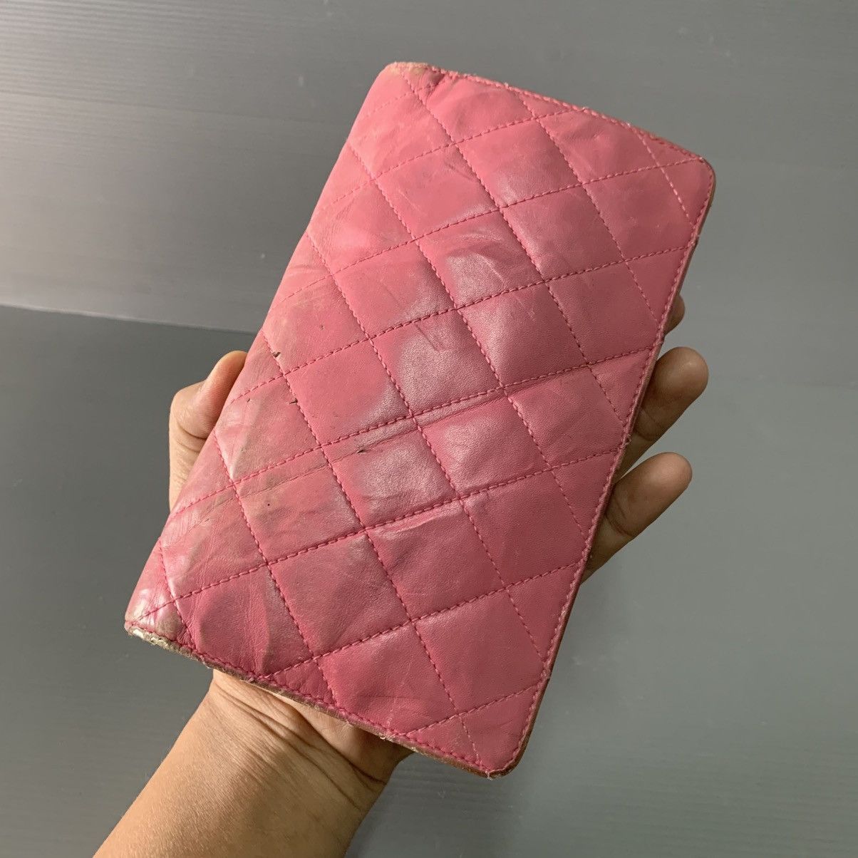 Chanel Chanel Pink Leather Long Wallet Size ONE SIZE - 6 Thumbnail