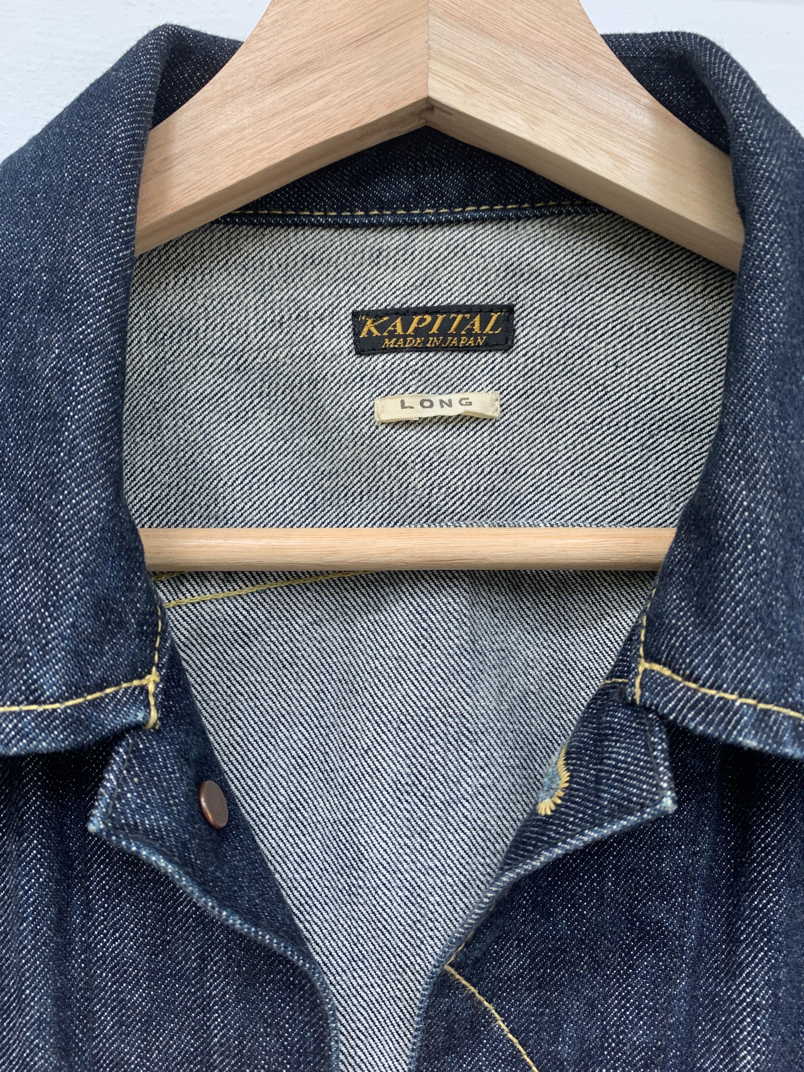 Kapital Kapital Denim Jacket Indigo - Long Varant Size US XS / EU 42 / 0 - 2 Thumbnail
