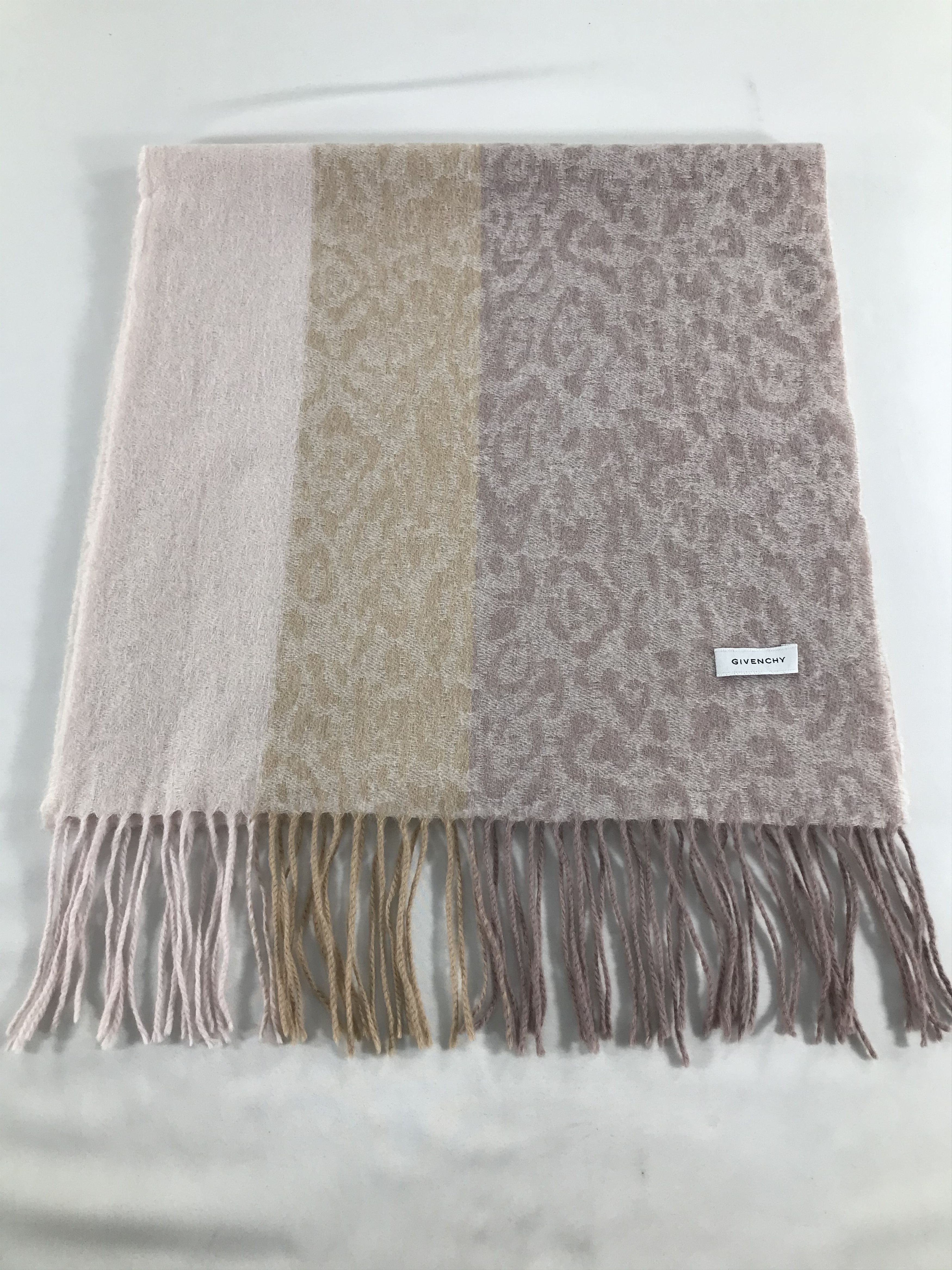 Givenchy Givenchy Stripe Cashmere Scarf Muffler V462 Size ONE SIZE - 2 Thumbnail