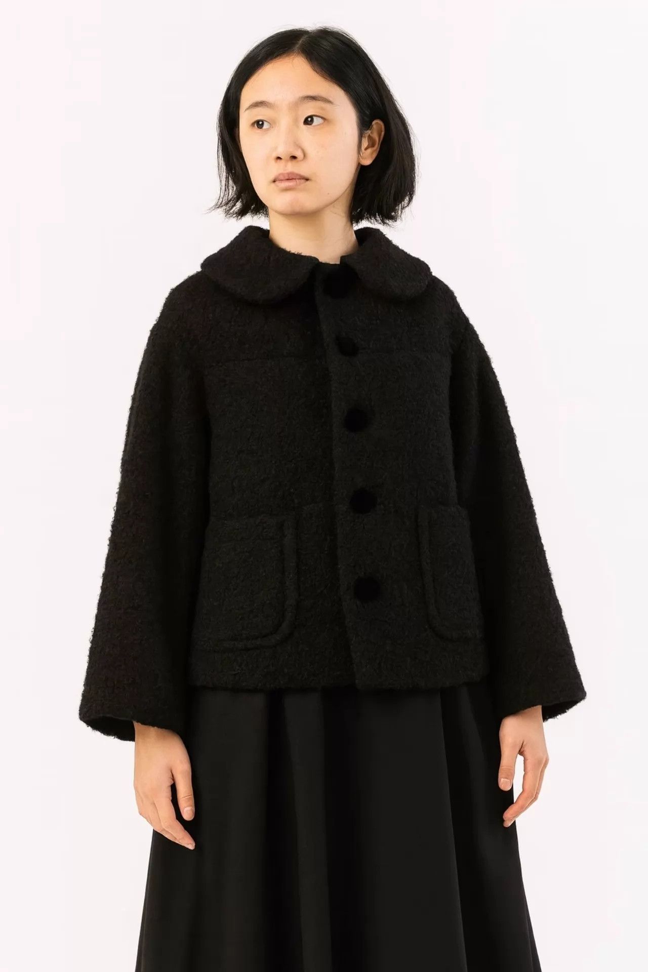 Comme des Garcons Comme des Garçons Black Plush Mini Jacket Size M / US 6-8 / IT 42-44 - 9 Thumbnail