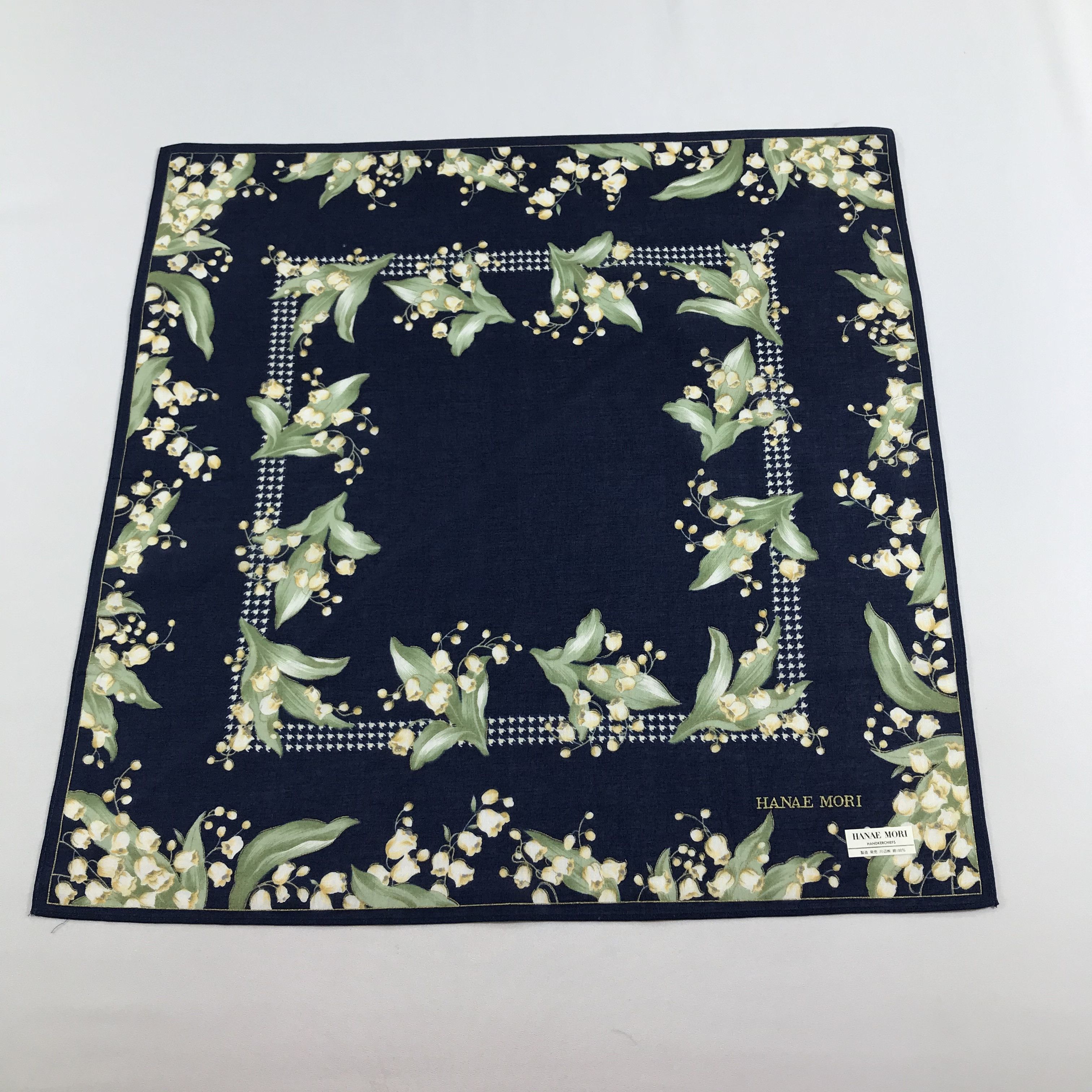 Hanae Mori Hanae Mori Floral Handkerchief Bandana Neckerchief H930 Size ONE SIZE - 2 Thumbnail