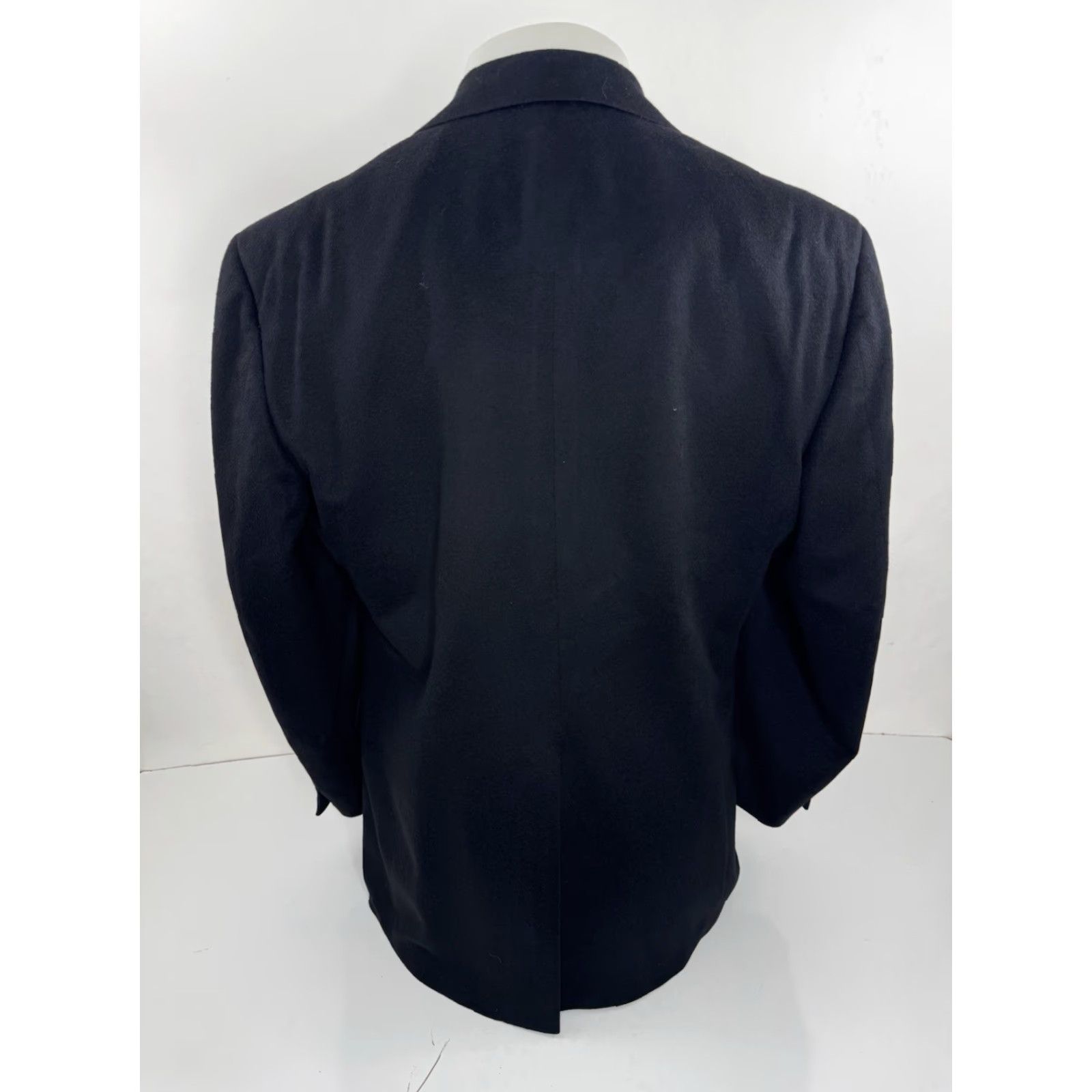 Nordstrom Nordstrom / Loro Piana - 100% Cashmere Blazer Jacket - Black - 43 - Mens - 43R - Cashmere Blazer Jacket - Excellent Size 46R - 4 Thumbnail