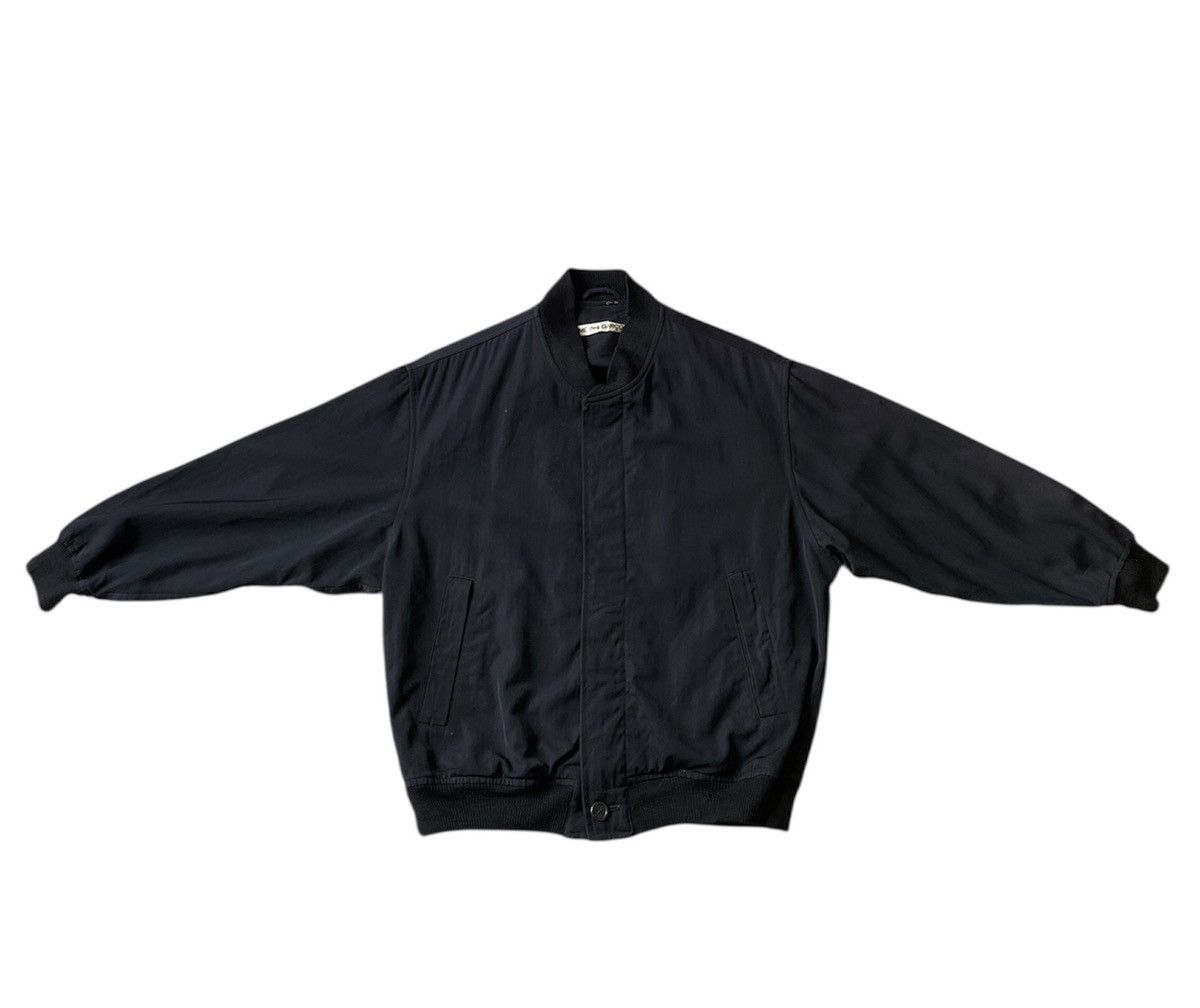 Comme des Garcons 80’s Comme Des Garcons By Rei Kawakubo Linen Bomber Jacket Size US M / EU 48-50 / 2 - 2 Thumbnail