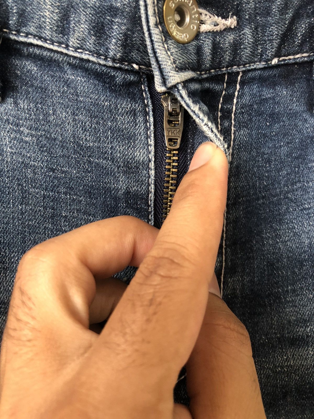 If Six Was Nine Semantic Design Flare Distressed Jeans Like Balmain Size US 30 / EU 46 - 10 Thumbnail