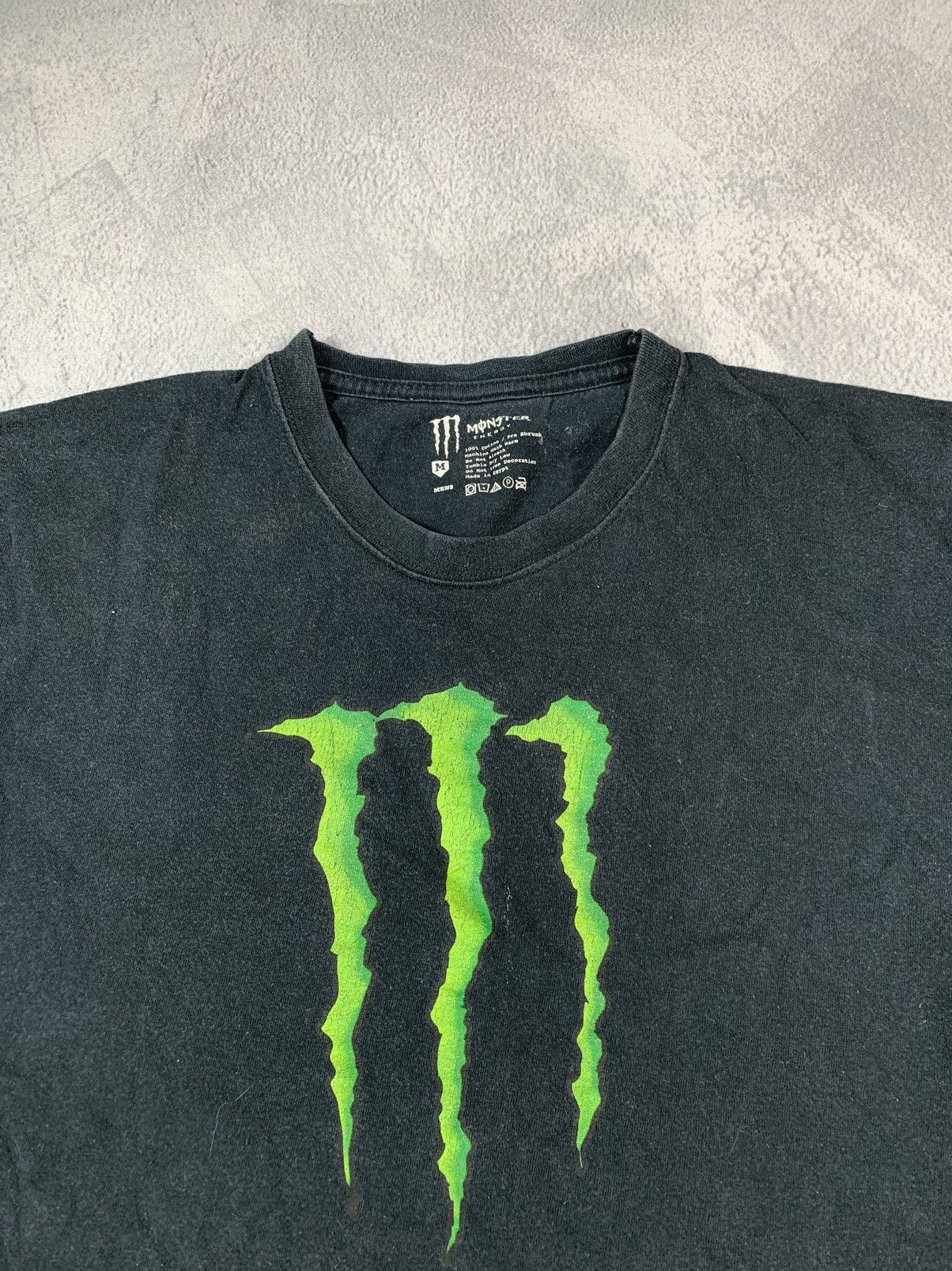 Vintage Vintage Y2K Monster Energy racing faded tee Big Logo size M Size US M / EU 48-50 / 2 - 5 Thumbnail