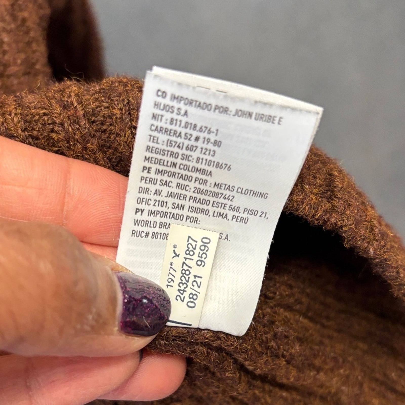 American Eagle Outfitters American Eagle Brown Ribbed Knit Cropped Sweater Women’s M Size M / US 6-8 / IT 42-44 - 6 Thumbnail