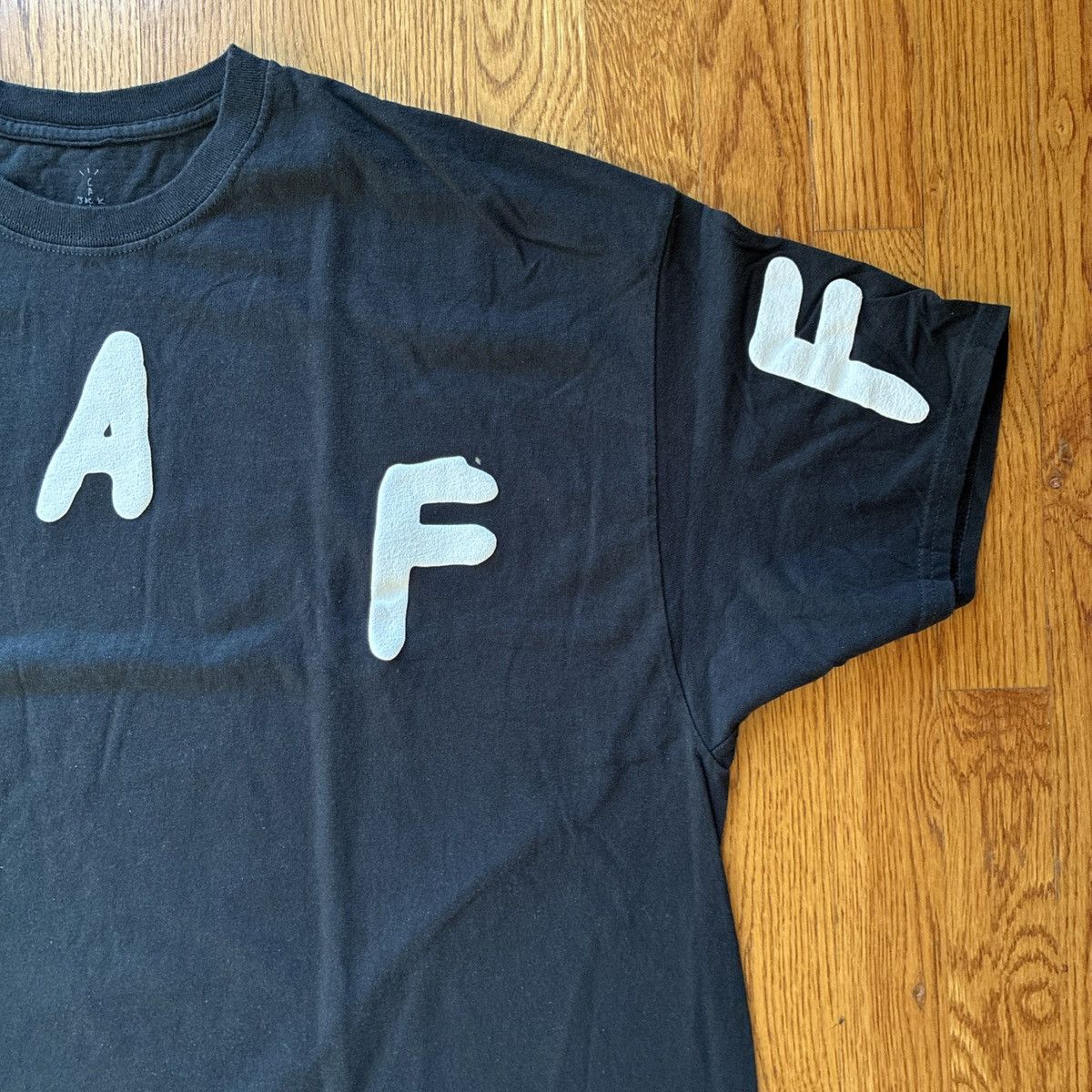 Travis Scott XL Travis Scott Astroworld Houston 2019 Staff Tee Black New Size US XL / EU 56 / 4 - 9 Thumbnail