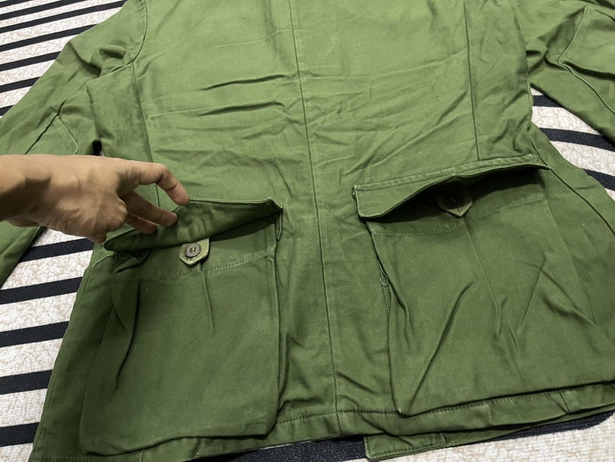Vintage 70s SWEDISH MILITARY C46 SHIRT BUTTON UP Size US M / EU 48-50 / 2 - 14 Thumbnail