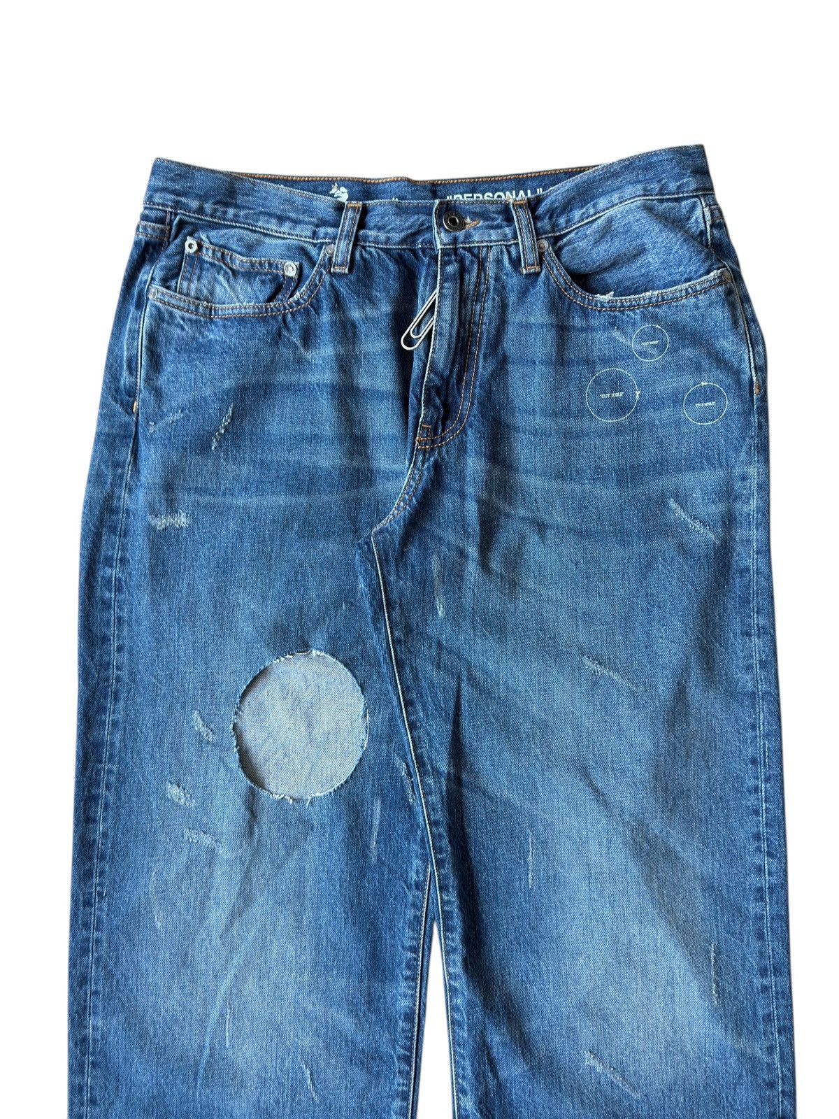 Off-White Off-White Virgil “CUT HERE” Denim Jeans Size US 34 / EU 50 - 5 Thumbnail