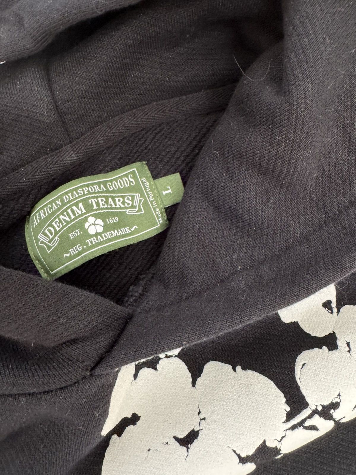 DENIM TEARS Denim Tears The Cotton Wreath Sweatshirt ‘Black’ Size US L / EU 52-54 / 3 - 3 Thumbnail