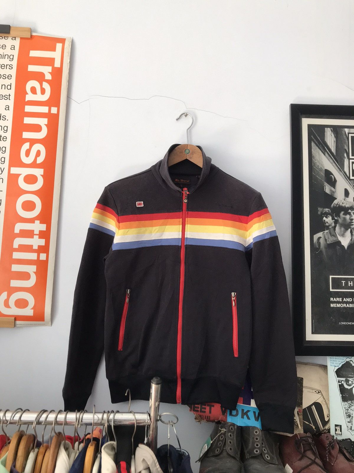 Ben Sherman × Vintage Vintage Ben Sherman Retro Track Tracktop Jacket Oasis noel Size US M / EU 48-50 / 2 - 7 Thumbnail