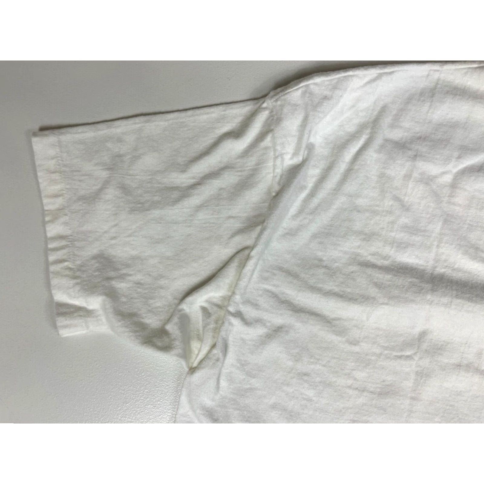 Hanes VINTAGE Men’s Hanes Beefy-T Ty Cobb 1991 T-Shirt Baseball Art Made in USA XL White Cotton Shirts Mens The 90s Size US XL / EU 56 / 4 - 6 Thumbnail