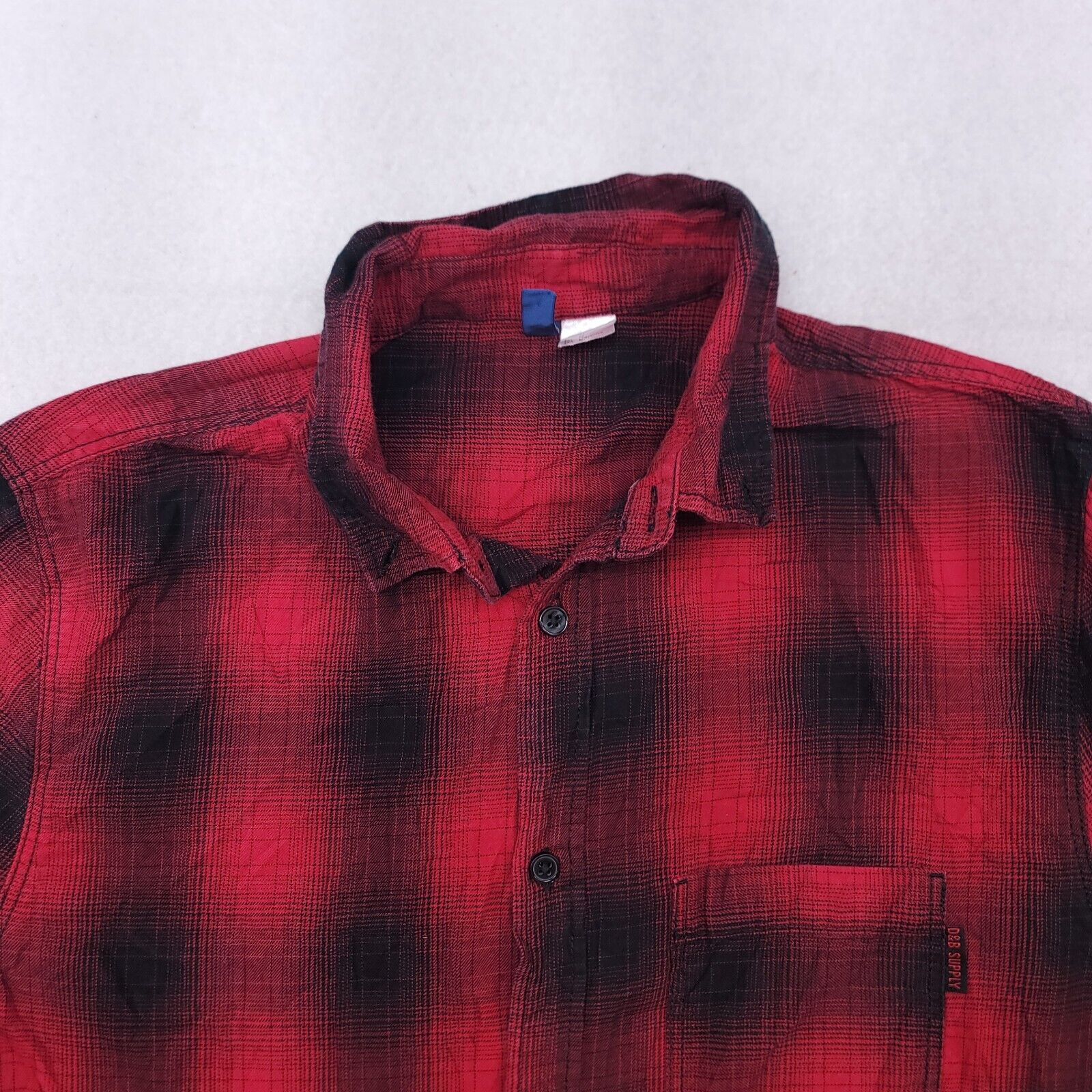 H&M H&M Divided Tartan Flannel Button Up Shirt Womens Size M Red Size M / US 6-8 / IT 42-44 - 1 Thumbnail
