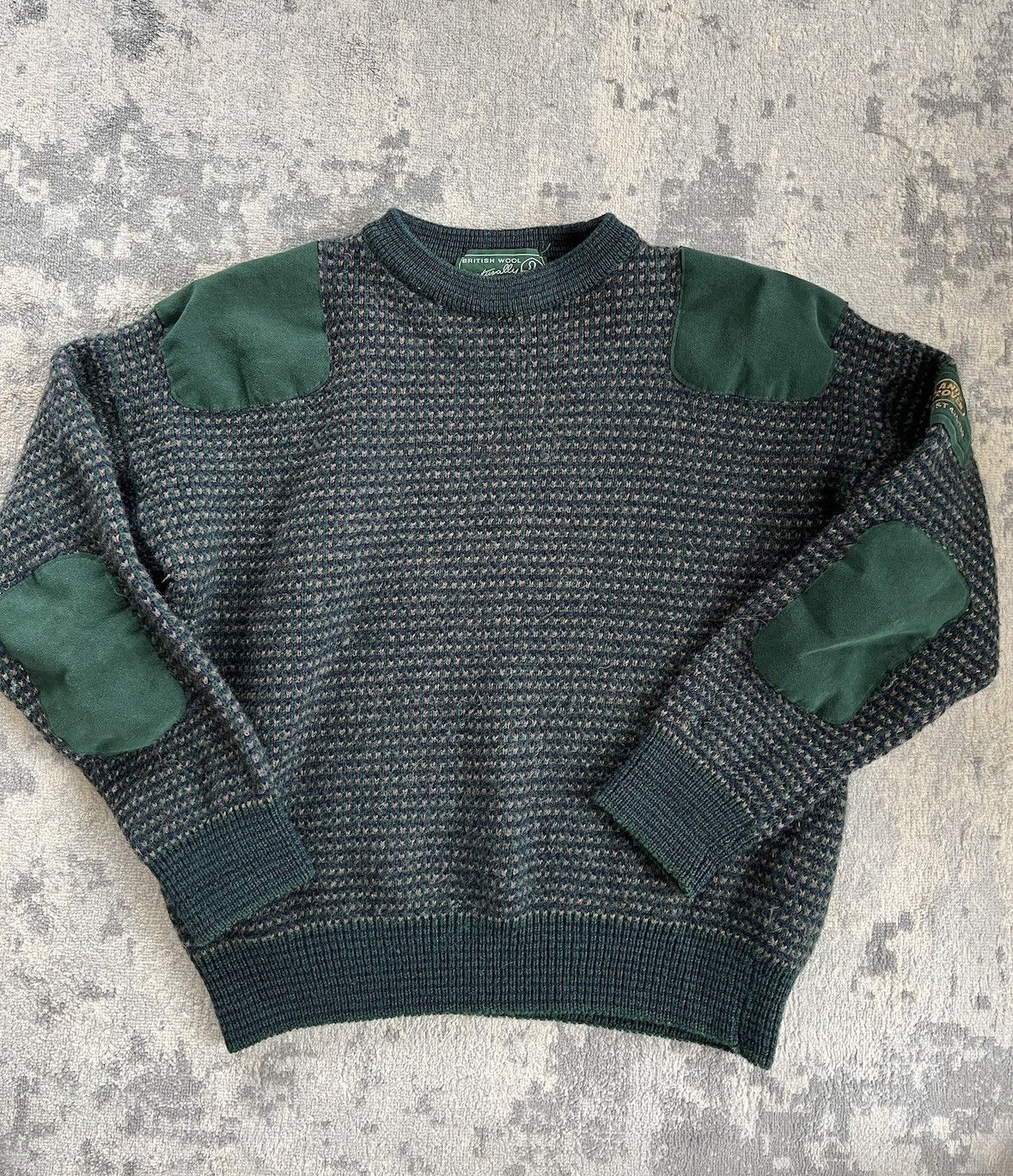 Vintage 1990s Land Rover British Wool Sweater Vintage Size US M / EU 48-50 / 2 - 1 Thumbnail