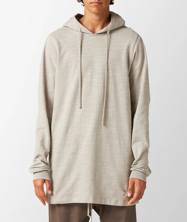 Rick Owens o1y0325 Hoodie in Light Grey Size US XS / EU 42 / 0 - 1 Thumbnail