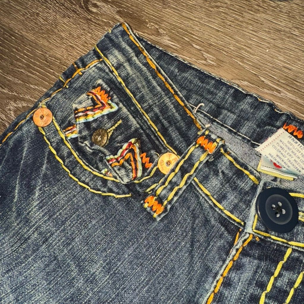 True Religion True Religion Billy Supert Straight Leg Jeans Size 26 Size 26" / US 2 / IT 38 - 6 Thumbnail