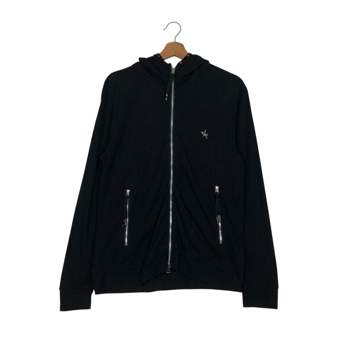 Hysteric Glamour 🔥VINTAGE ZIPPER JACKET HOODIE PPFM PUNK DESIGN BIKER Size US M / EU 48-50 / 2 - 14 Thumbnail