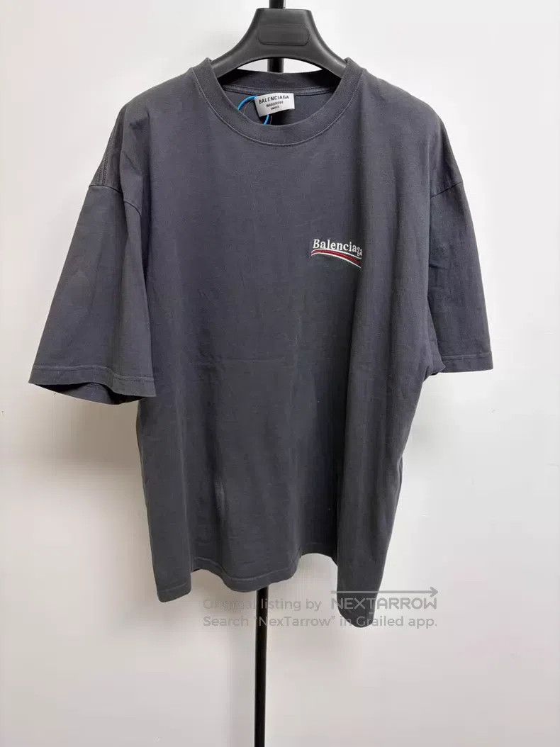 Balenciaga Balenciaga Alphabet Logo Printed Round Neck Short Sleeve T Size US L / EU 52-54 / 3 - 1 Thumbnail