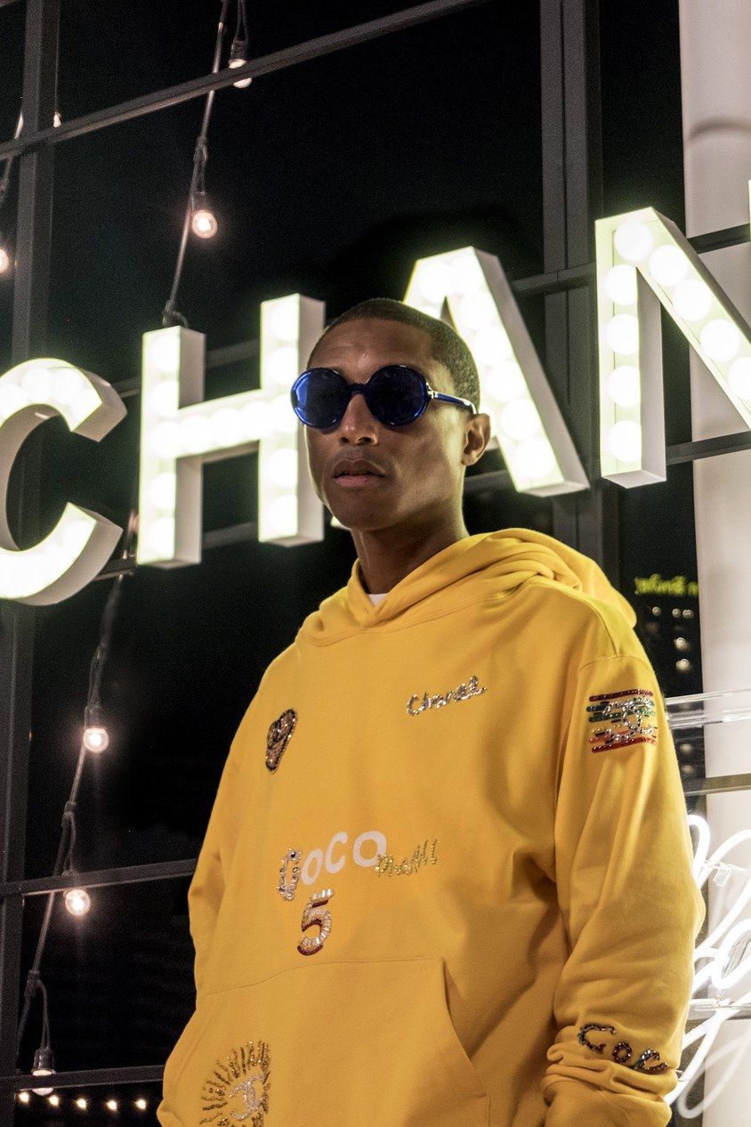 Chanel Chanel x Pharrell 2019 Coco Hand Beaded Lesage Yellow Hoodie Size US M / EU 48-50 / 2 - 19 Thumbnail