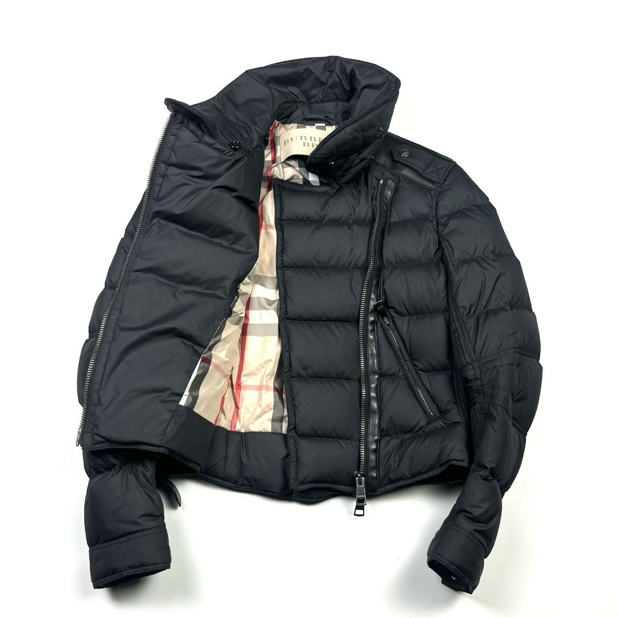 Burberry Burberry Brit Avant Garde Puffer Down Jacket Luxury Black Size M / US 6-8 / IT 42-44 - 4 Thumbnail