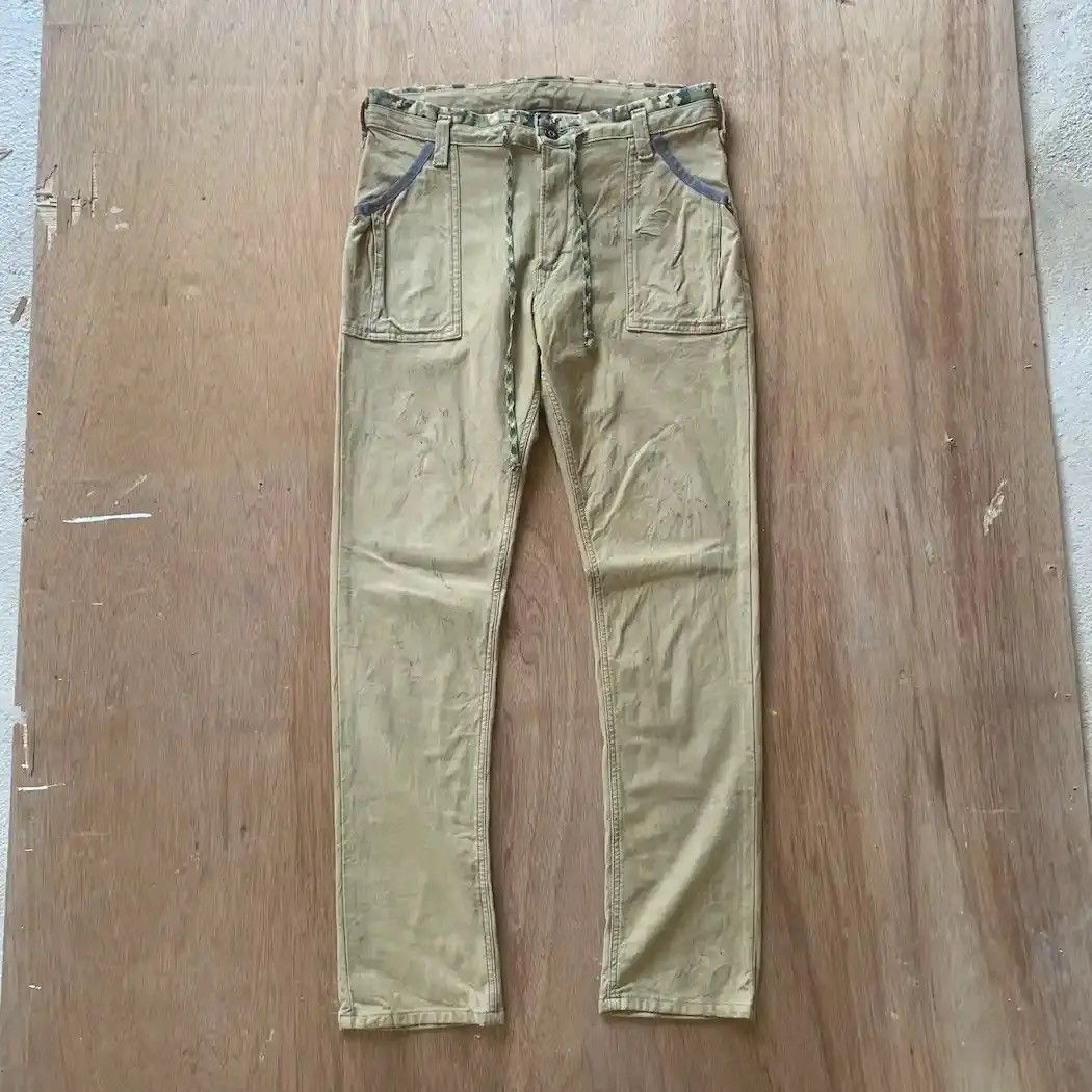 20471120 JAPANESE VINTAGE 34x32 TROUSERS FADED STRETCHABLE PANTS Size US 34 / EU 50 - 3 Thumbnail