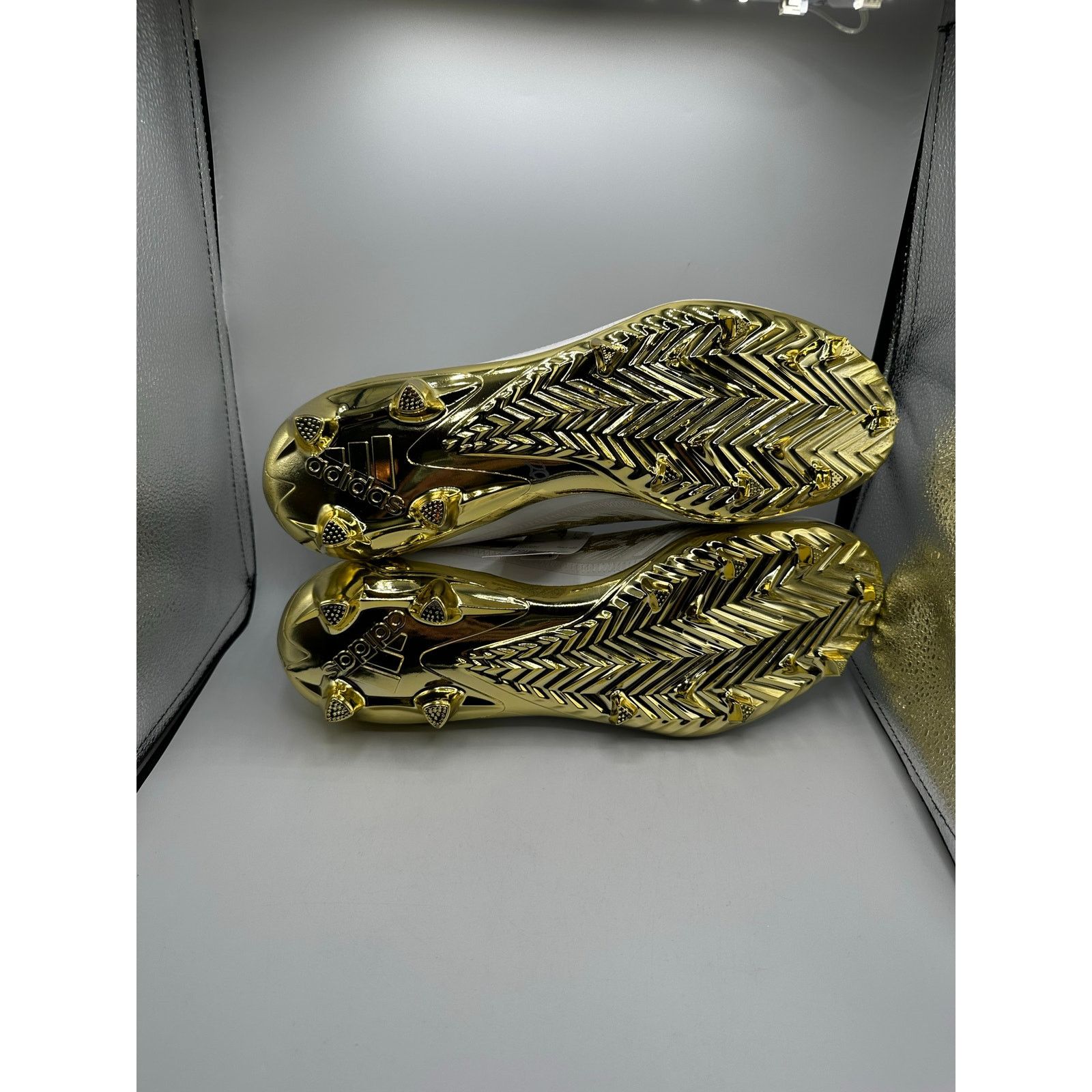Adidas Adidas Adizero football cleats “White Gold Metallic” size 16 Size US 15 / EU 48 - 5 Thumbnail