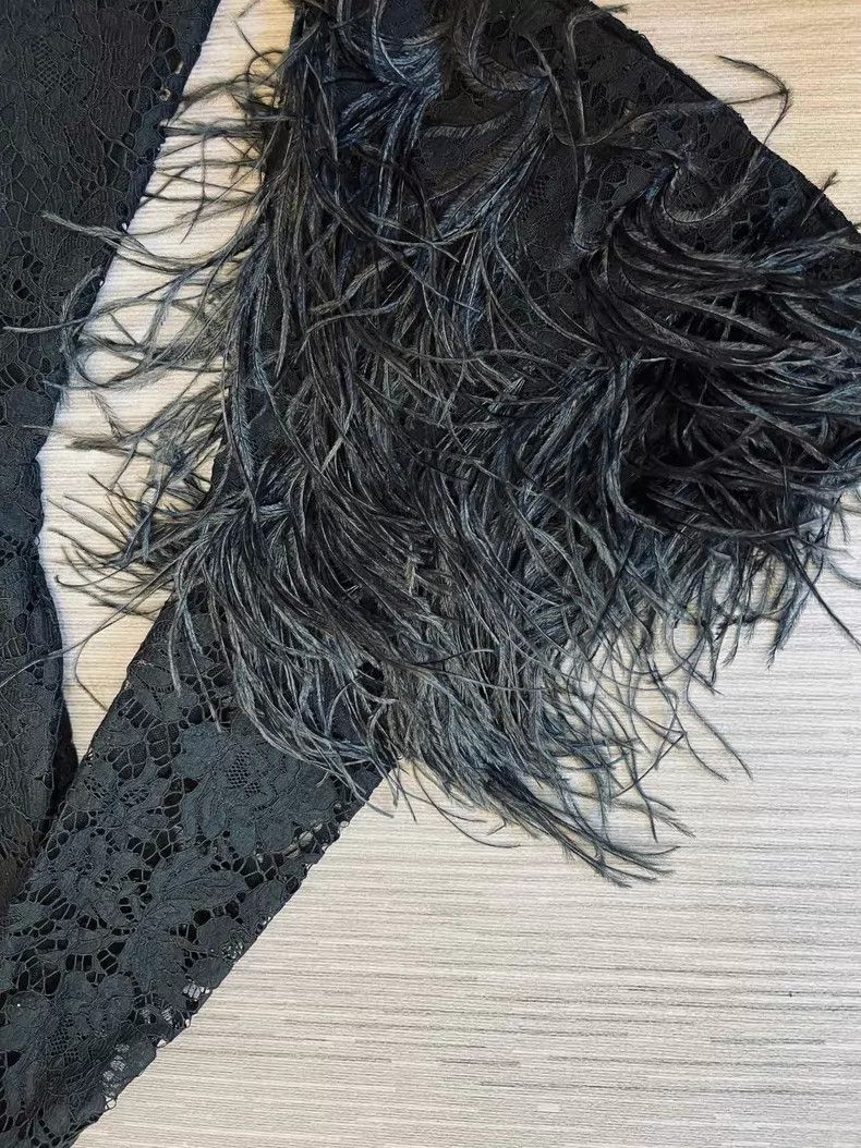 Valentino Valentino Feather dress Size XS / US 0-2 / IT 36-38 - 3 Thumbnail