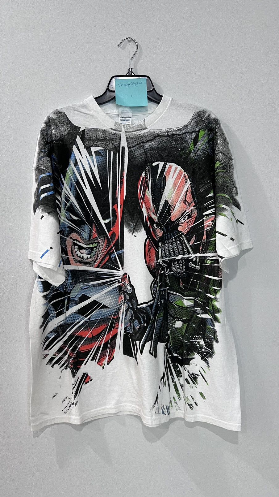DC Comics × Marvel Comics Batman & Bane “The Dark Knight” Movie tee Size XXL Delta tag Size US XXL / EU 58 / 5 - 1 Thumbnail