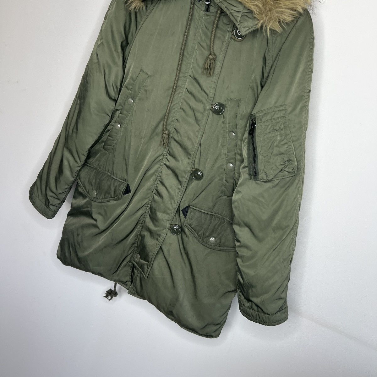 Lauren Ralph Lauren × Polo Ralph Lauren Polo Jeans Company Ralph Laurent Down Khaki Military Parka Size US M / EU 48-50 / 2 - 3 Thumbnail