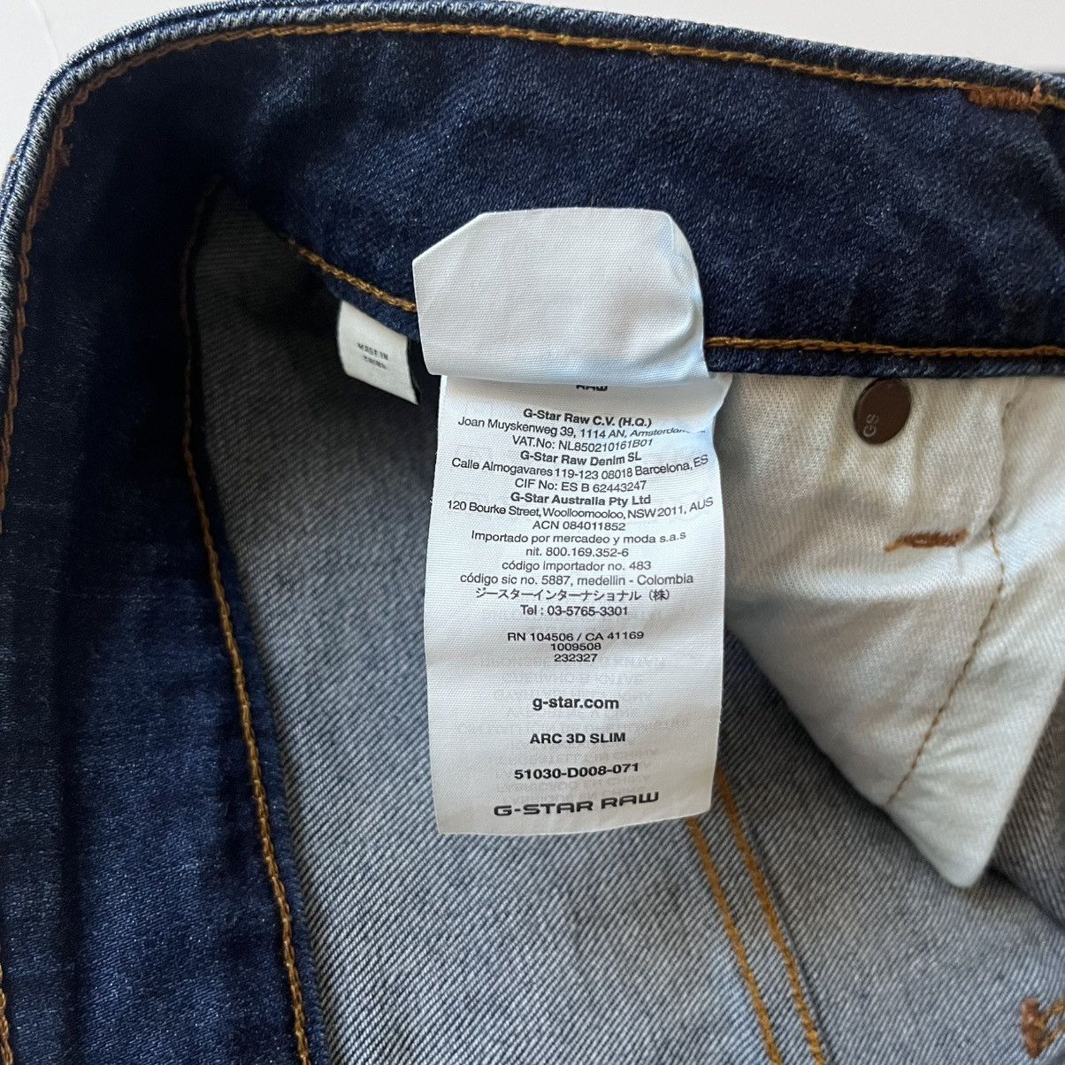 G-Star G-Star RAW Arc 3D Slim Jeans Men’s 30x32 Blue Distressed Size US 30 / EU 46 - 8 Thumbnail