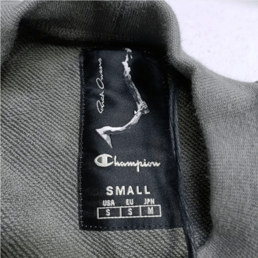 Champion × Rick Owens Rick Owens x Champion Women's Grey Brown Logo Size S / US 4 / IT 40 - 6 Thumbnail