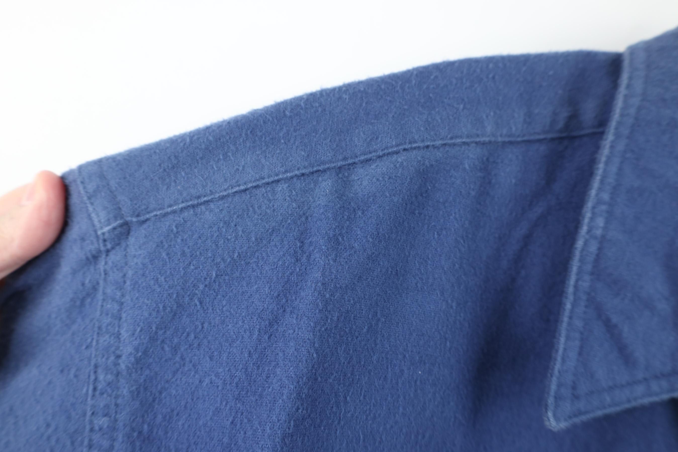 Eddie Bauer Vintage 90s Eddie Bauer Chamois Cloth Button Shirt Blue Size US XL / EU 56 / 4 - 6 Thumbnail