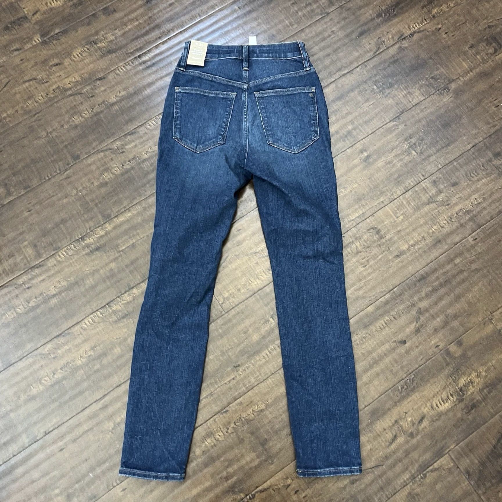 Madewell Madewell Jeans Skinny High Rise 25 Womens Blue Medium NWT Hayes Wash Curvy Slim Regular Size 25 Womens Jeans Size 42" / US 20 - 6 Thumbnail