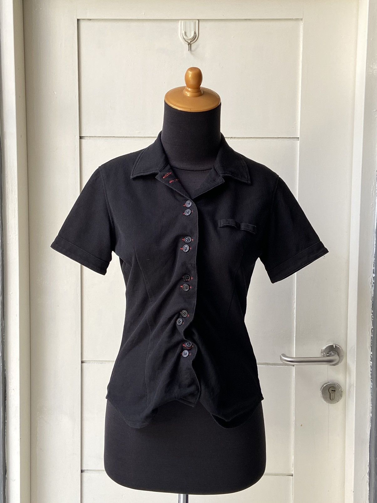 Kansai Yamamoto KANSAI UNIFORM Black T-Shirt Size XS / US 0-2 / IT 36-38 - 1 Thumbnail