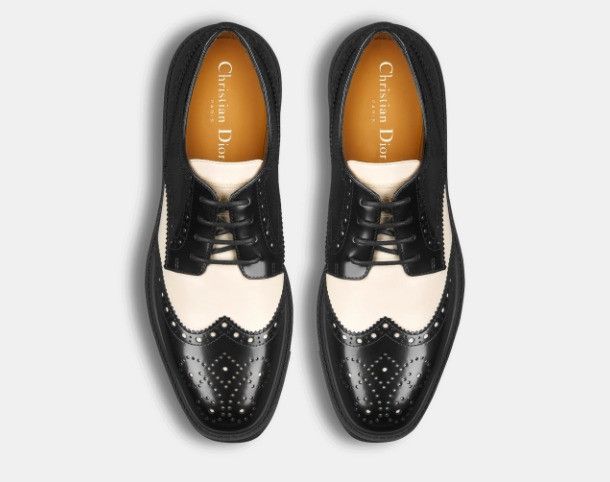 Dior o1w1db11124 Teddy-D Derby Shoes in Black & White Size US 6 / IT 36 - 3 Thumbnail
