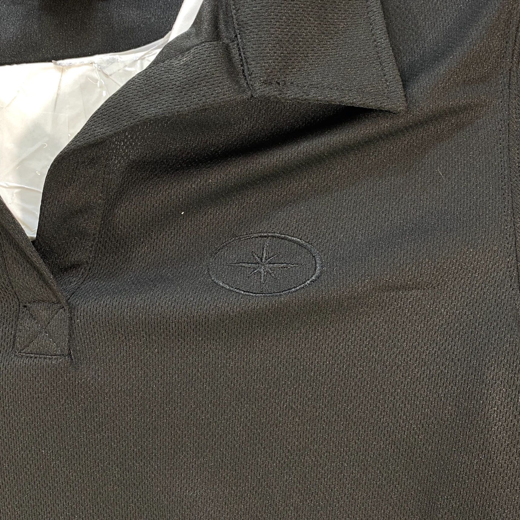 Vintage Polaris Polo Shirt L Womens Black 3/4 Sleeve Embroidered Pure Size L / US 10 / IT 46 - 4 Thumbnail