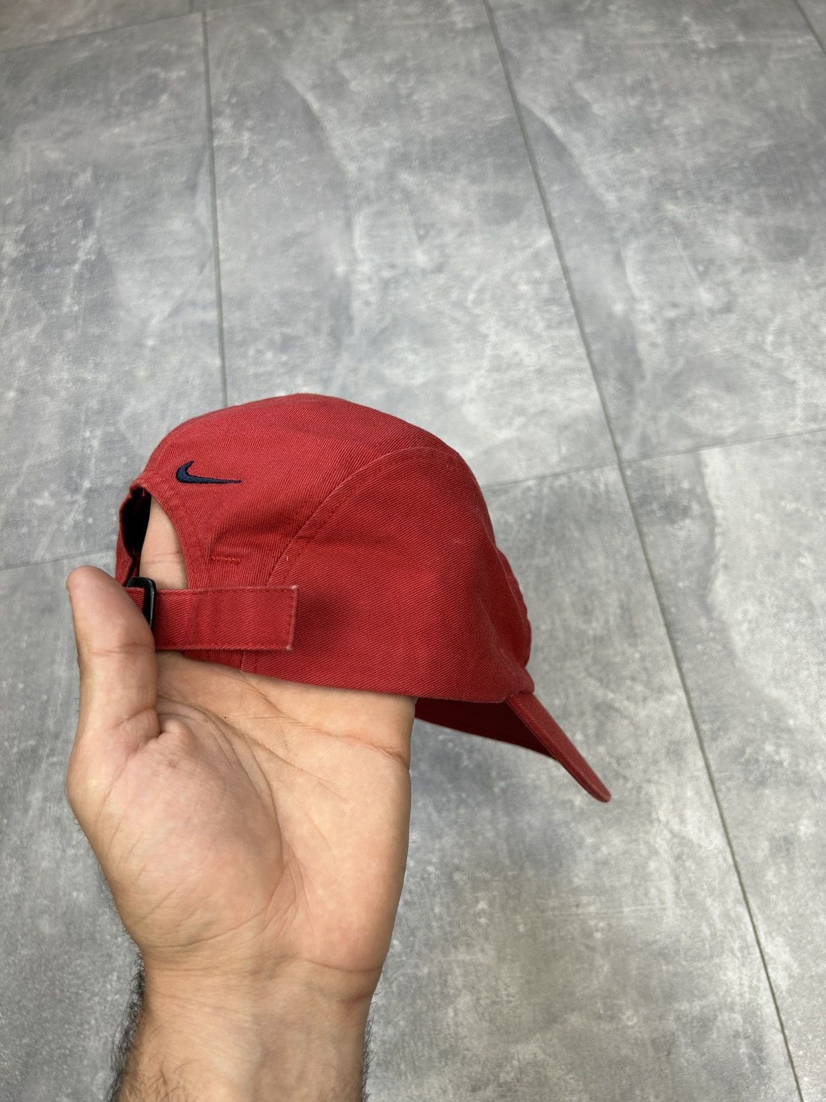 Nike × Vintage Vintage Nike 5 panel five cap hats y2k rare streetwear Size ONE SIZE - 4 Thumbnail