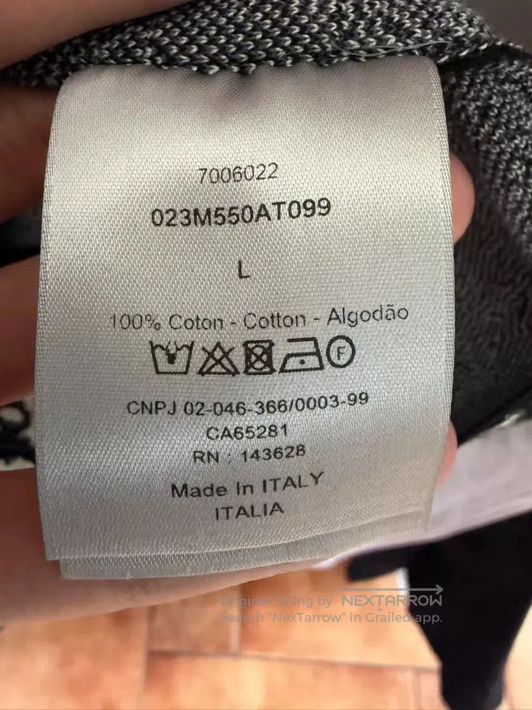 Dior dior logo print long sleeve shirt. Size US L / EU 52-54 / 3 - 4 Thumbnail