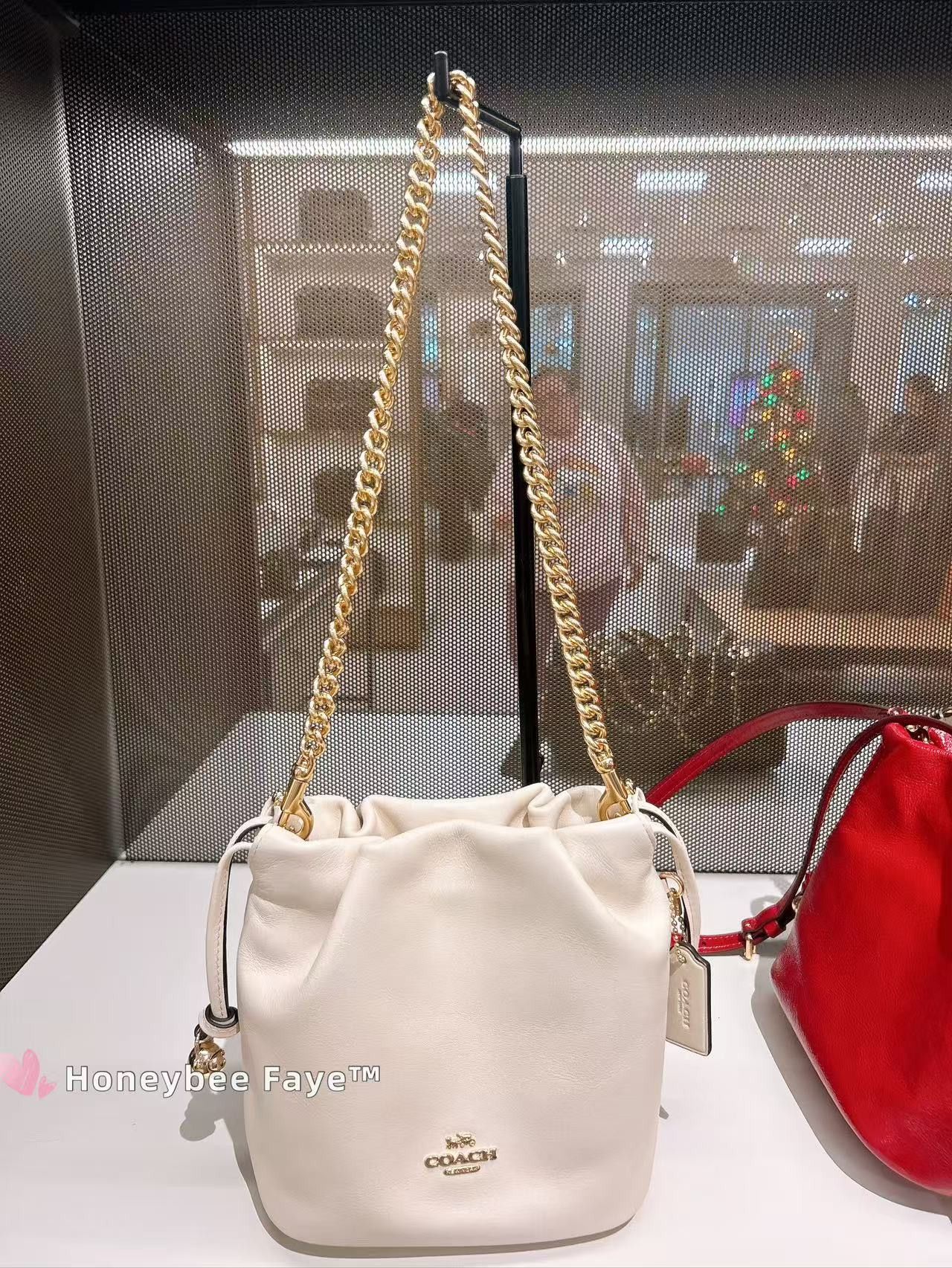 Faye Mini Drawstring Bag With Ruching CDB67