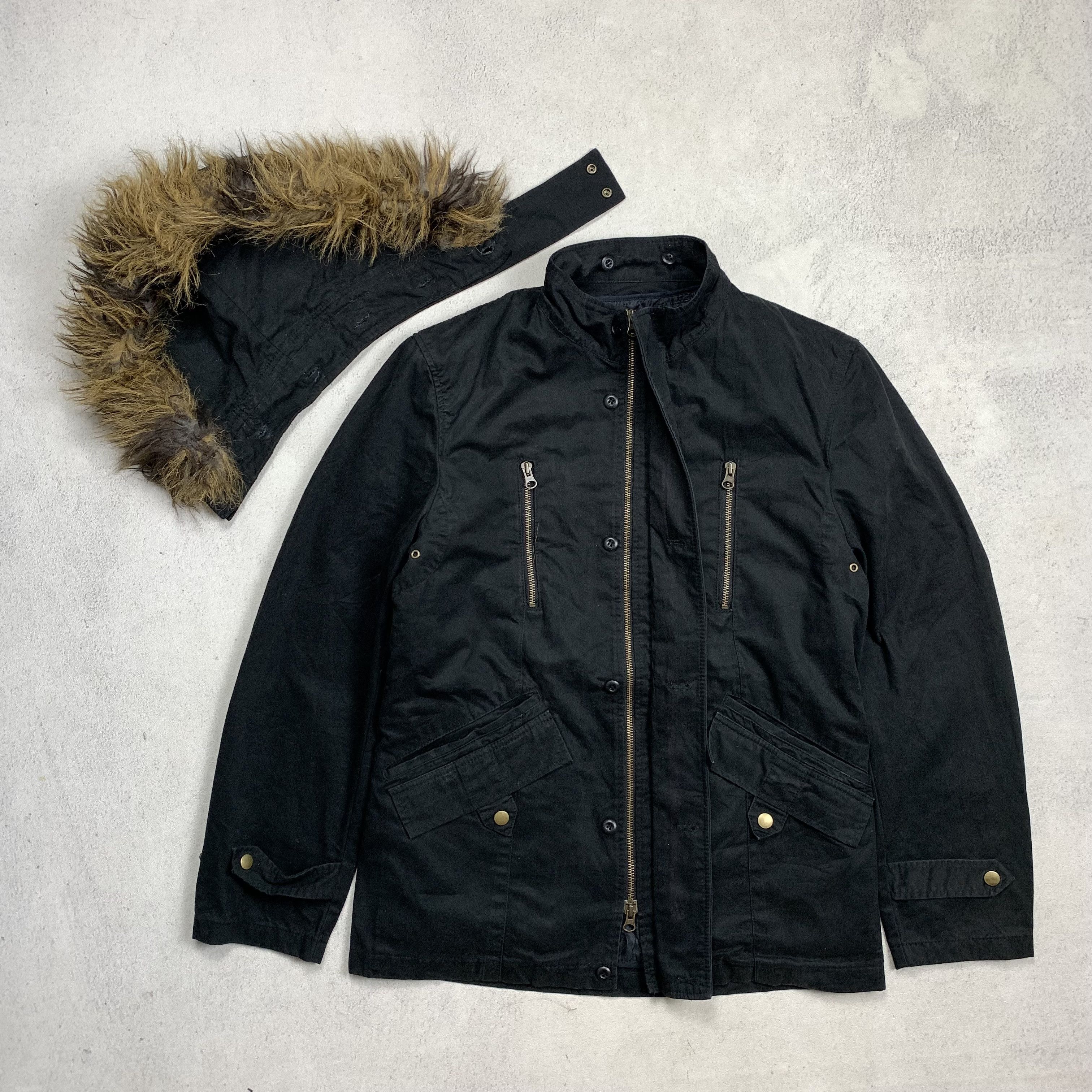 PPFM PPFM Fur Hoodie Jacket Japanese Brand LGB Style Kmrii Size US M / EU 48-50 / 2 - 7 Thumbnail