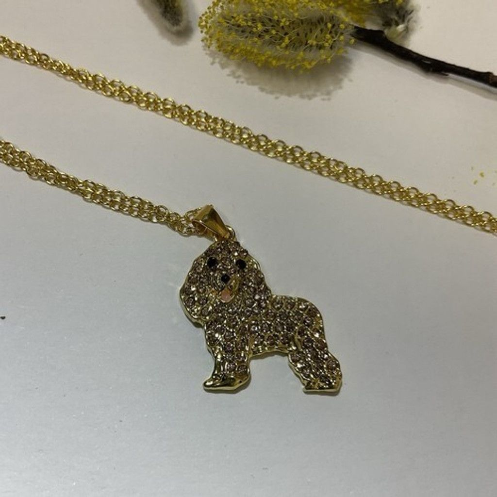 The Unbranded Brand NWT Gold Necklace Cocker Spaniel Charm Pet Puppy Jewelry 19" Size ONE SIZE - 6 Thumbnail