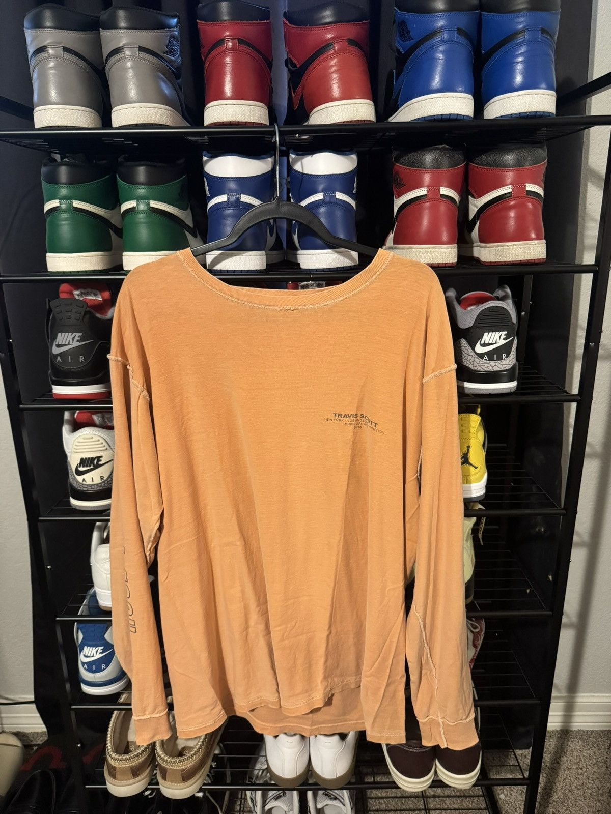 travis scott hood toyota birds era long sleeve