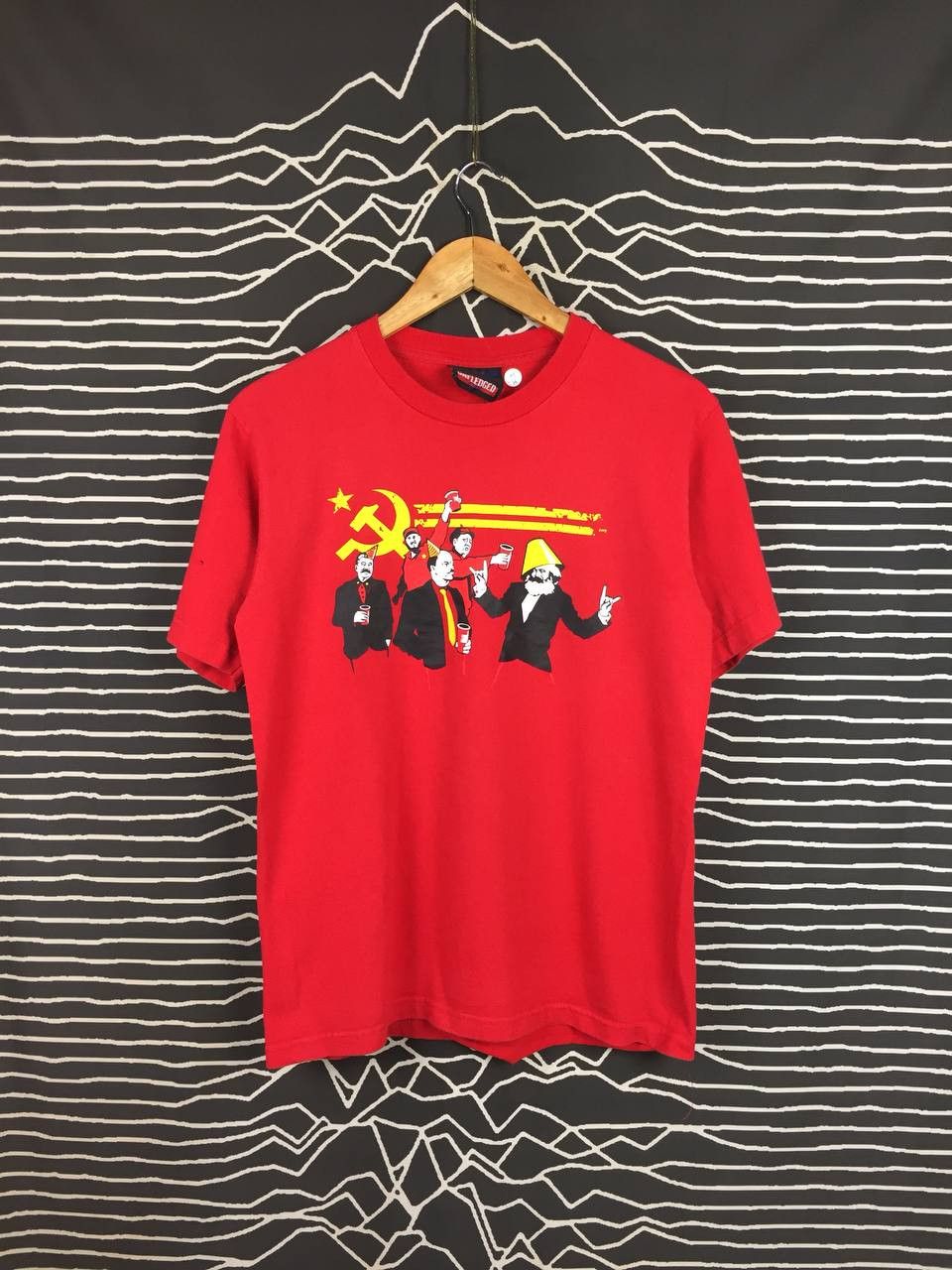 Vintage Vtg Communist Party Marx Lenin Castro Stalin Mao Zedong Tee Size US S / EU 44-46 / 1 - 2 Thumbnail