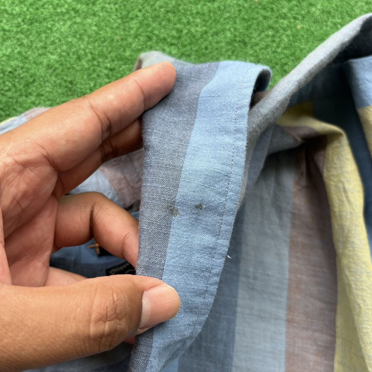 Beams Plus Beams Plus Short Sleeve Italian Collar Stripe Shirt Size US M / EU 48-50 / 2 - 5 Thumbnail