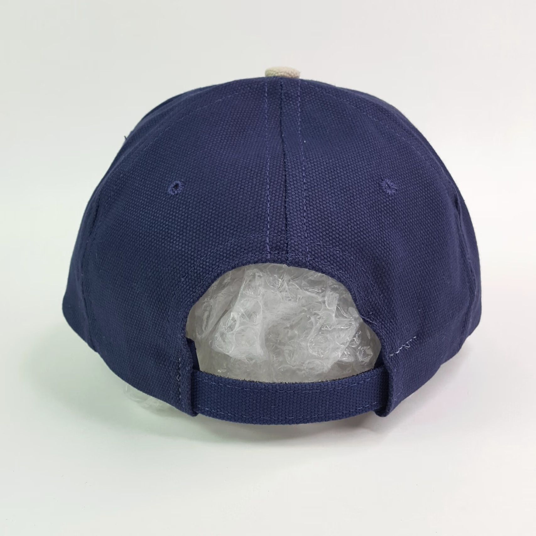 Vintage VINTAGE Town Talk Hat Baseball Cap Navy Blue USA Adjustable Knit Cotton Blend Embroidered Breathable Lightweight Solid 90s Sports Casual Mens Size ONE SIZE - 5 Thumbnail