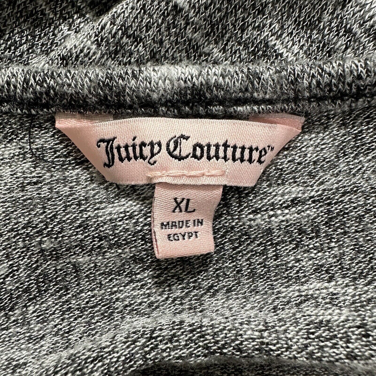 Juicy Couture Juicy Couture XL VNeck Knit Sweater Long Sleeve Heather Gray Size XL / US 12-14 / IT 48-50 - 3 Thumbnail