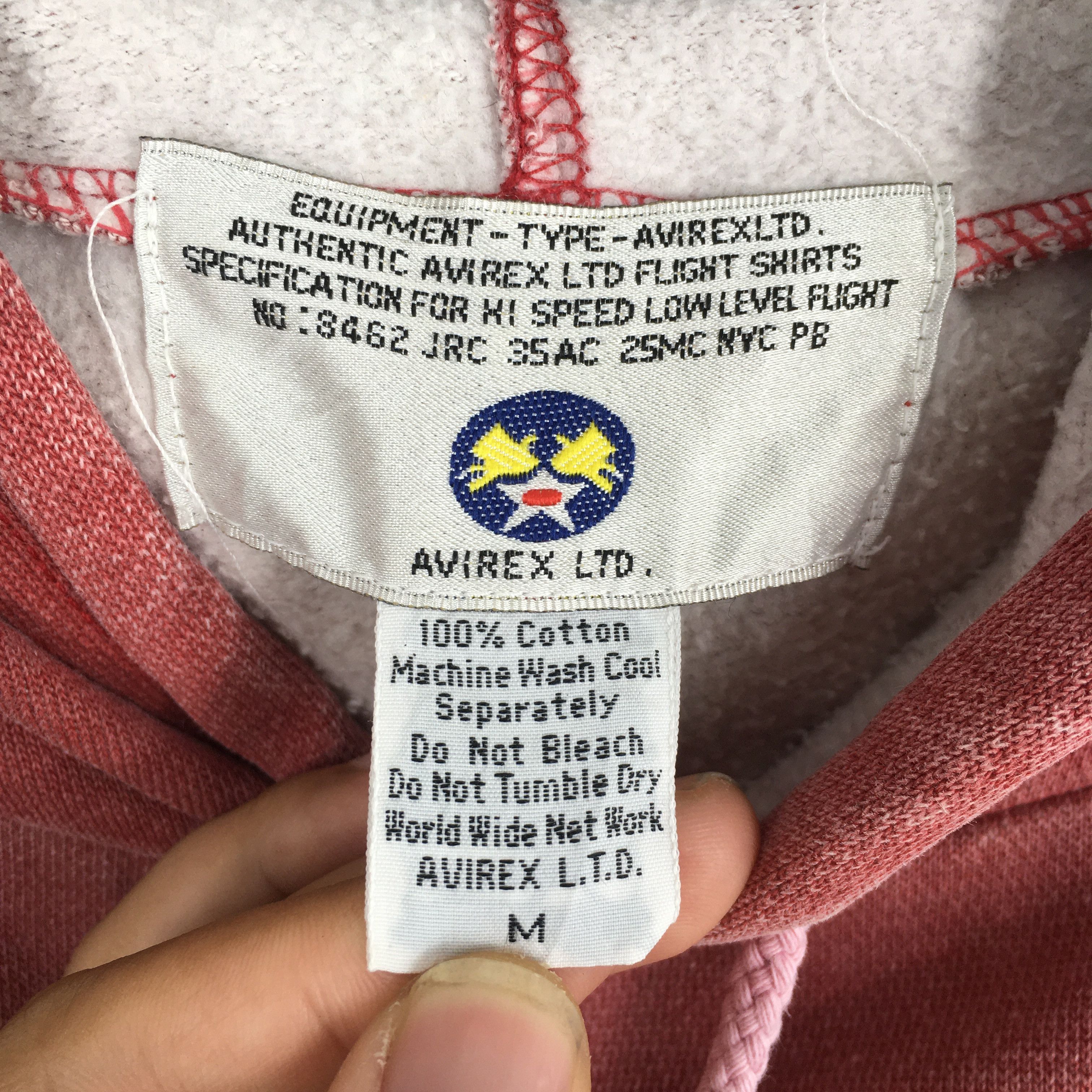 Avirex Vintage 90s Avirex Lse Usa Hoodie Pullover Sweater Medium Size US M / EU 48-50 / 2 - 5 Thumbnail