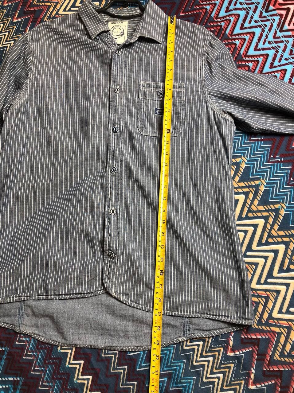 Diesel × Japanese Brand Y2K Vintage Diesel Button Up Shirt Avant Garde Streetwear Size US XL / EU 56 / 4 - 12 Thumbnail